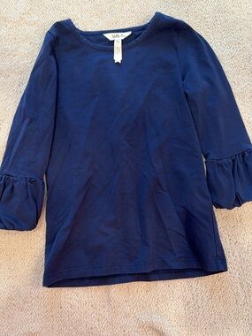 Matilda Jane Deep Navy Bubble Sleeve Top